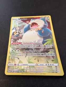 Pokemon TCG Snorlax TG10/TG30 Lost Origin Trainer Gallery Holo Ultra Rare NM - Image 2