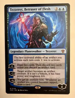 Tezzeret, Betrayer of Flesh 0120 Non Foil Mythic Murders at Karlov Manor MTG - Image 1