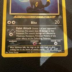Umbreon 13/75 Holo Rare Neo Discovery WOTC Pokemon Card LP+ - Image 5