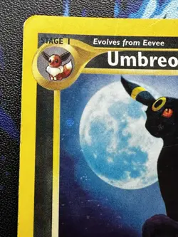 Umbreon 13/75 Holo Rare Neo Discovery WOTC Pokemon Card Played / Light Play - Image 2