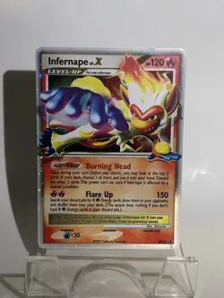 Pokemon TCG Infernape LV.X Holo Rare Card - Image 1