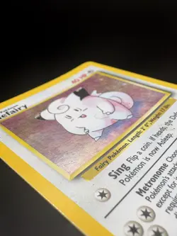 Clefairy - 5/102 - Pokemon Base Set Unlimited Holo Rare Card WOTC MP - Image 3