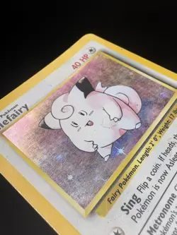 Clefairy - 5/102 - Pokemon Base Set Unlimited Holo Rare Card WOTC MP - Image 4