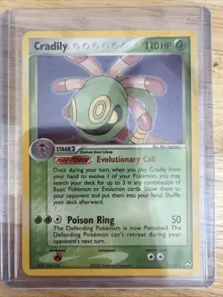 Pokemon Card - Cradily Power Keepers 7/108 Holo Rare - Image 1