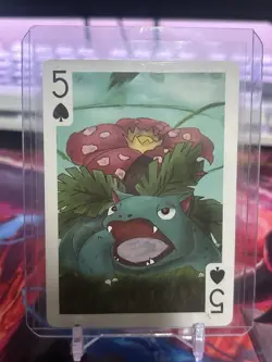 Venusaur Pokemon Playing Card Poker Card Nintendo From Japan HP - Image 1