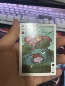 Venusaur Pokemon Playing Card Poker Card Nintendo From Japan HP - Image 4