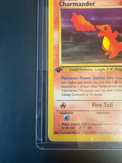Vintage 1999-2000 Charmander 50/82 1st Edition Team Rocket Pokemon TCG Card - Image 5
