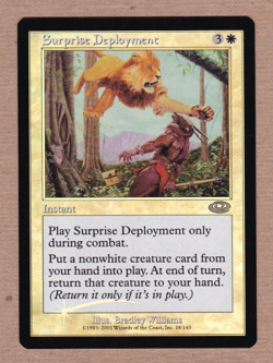 MTG - Surprise Deployment - Planeshift - Uncommon EX - Foil Single Card - Image 1