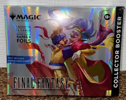 Magic The Gathering Final Fantasy Collector Booster Omega Pack New Sealed - Image 1