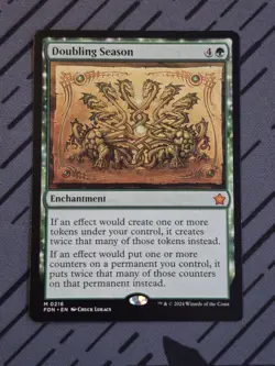 Doubling Season #216 (NM) Foundations FDN Magic MTG - Image 1