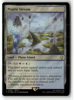 Prairie Stream (Surge Foil) Commander: Final Fantasy Foil MAGIC MTG NM - Image 1