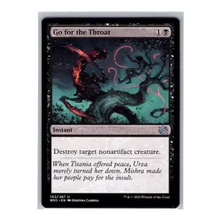 Go for the Throat #102 Regular Uncommon Instant MTG 2022 The Brothers' War - Image 1