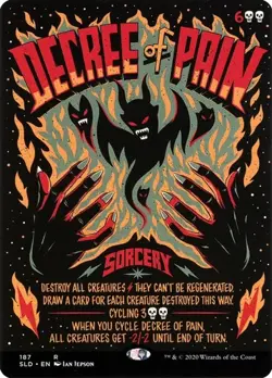 Decree of Pain - Extended Art SLD NM MTG - Image 1