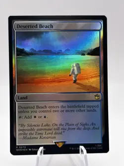 Deserted Beach 0270 Foil Universes Beyond: Doctor Who WHO MTG NM - Image 1