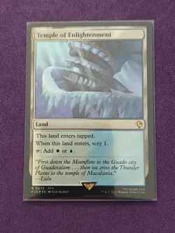 Temple of Enlightenment (Surge Foil) #435 (NM) Final Fantasy FIC Magic MTG - Image 1