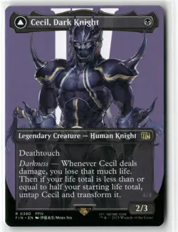 Cecil, Dark Knight (Borderless) R FINAL FANTASY 380 NM - Image 1