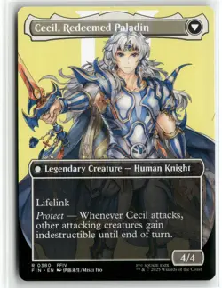 Cecil, Dark Knight (Borderless) R FINAL FANTASY 380 NM - Image 2