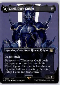 Cecil, Dark Knight (Borderless) Final Fantasy Regular NM R 0380 - Image 1
