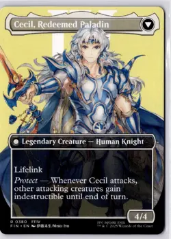 Cecil, Dark Knight (Borderless) Final Fantasy Regular NM R 0380 - Image 2