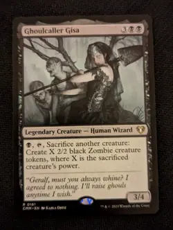 MTG Magic the Gathering Ghoulcaller Gisa (161/1173) Commander Masters - Image 1