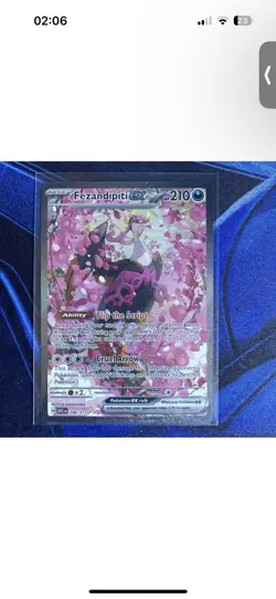 Pokemon Fezandipiti ex 288/217 Special Illustration Rare Ascended Heroes MINT - Image 1