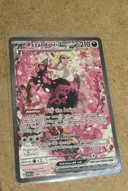 Pokemon Fezandipiti ex 288/217 Special Illustration Rare Ascended Heroes MINT - Image 1