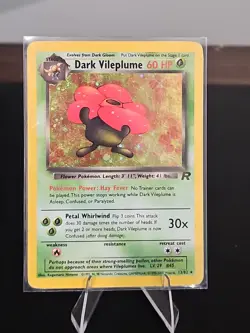 Pokemon Card - TCG Team Rocket Dark Vileplume Holo #13/82 - Image 1