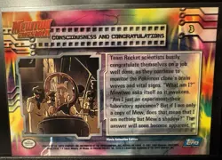 Consciousness and Congratulations #3 - Blue Label - Pokemon Topps NM - Image 2