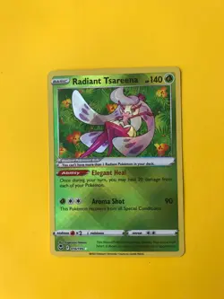 Pokemon TCG Radiant Tsareena Silver Tempest 016/195 Holo Radiant Rare - Image 1