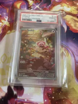 2025 Pokemon Mega Evolution Stufful Illustration Rare #154/132 PSA 10 GEM MINT - Image 1