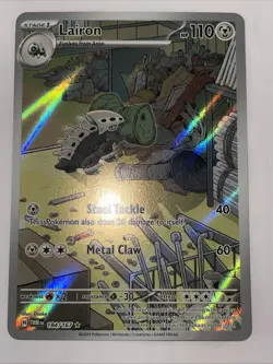 Pokemon: Lairon - 184/167 - SV06: Twilight Masquerade (TWM) Illustration Rare - Image 1