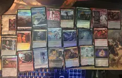 Final Fantasy MTG Lot Of 23 Uncommon/common/ Various Foils Lands Legendaries - Image 1