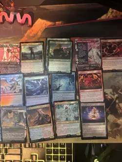 Final Fantasy MTG Lot Of 23 Uncommon/common/ Various Foils Lands Legendaries - Image 2
