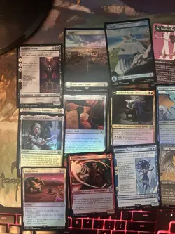 Final Fantasy MTG Lot Of 23 Uncommon/common/ Various Foils Lands Legendaries - Image 3
