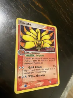 Pokemon Power Keepers Ninetales 19/108 Stamped Reverse Holo, MP - Image 2