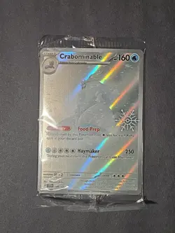 Crabominable 149/142 Pokemon SV07: Stellar Crown (Holiday Calendar Stamp) SEALED - Image 1