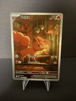 Vulpix 138/132 Illustration Rare Holo NM Pokemon Me01: Mega Evolution English - Image 1