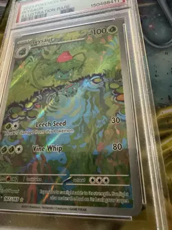 2023 Pokemon TCG Scarlet & Violet 151 Ivysaur 167 (IR) Graded PSA 9 MINT English - Image 2