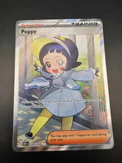 Pokemon - Poppy - 220/197 - SV03: Obsidian Flames - Holo - Ultra Rare - Image 1