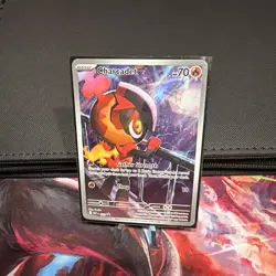 Charcadet #22 Black Star Promo Holo Pokemon Phantasmal Flames NM - Image 1