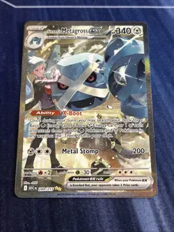 Pokemon Ascended Heroes Steven’s Metagross EX SIR 289/217 - Image 1