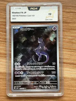 Mewtwo 183/165 Art Rare Sv2a 151 Pokemon Japanese PCA 10 - Image 2
