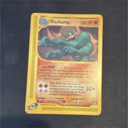 Pokemon Machamp 051/165 Expedition Base Set Rare Stage 2 120 HP English Regular - Image 1