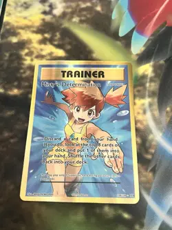 Pokemon TCG Evolutions Ultra Holo Full Art Trainer Misty's Determination #108 - Image 1