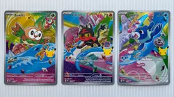Pokemon TCG First Partner Illustration Collection Series 1 Alola Starters - Image 1