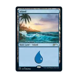 WOTC MtG Magic the Gathering Island (102) (R) (Foil) EX - Image 1