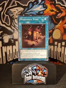 Mimighoul Fork ROTA-EN095 Common 1st Edition YuGiOh - Image 1