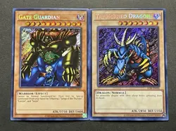 Gate Guardian + Tri-Horned Dragon | Secret Rares | 25th Anniversary | YuGiOh! - Image 1