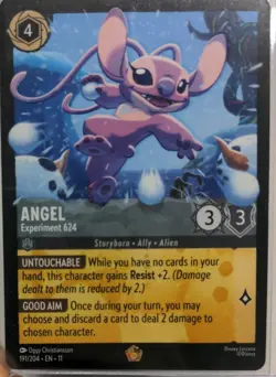 Angel-Experiment 624 191/204 Winterspell En 11 Legendary Disney Lorcana TCG - Image 1