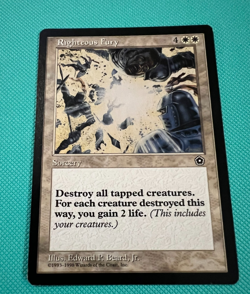 Righteous Fury - Portal Second Age - MTG - Magic the Gathering - Image 1